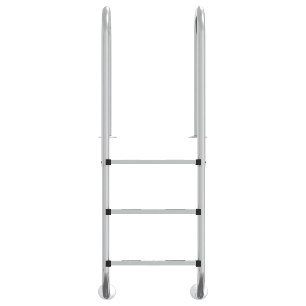 Vidaxl zwembadladder 54x38x158 cm 304 roestvrijstaal