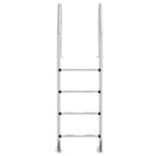 VidaXL Zwembadladder 54x38x184,5 cm 304 roestvrij staal