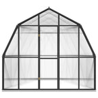 VidaXL Broeikas met basisframe 9,53 m² aluminium antracietkleurig