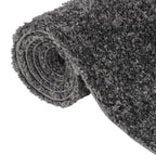 VidaXL Vloerkleed shaggy hoogpolig 120x170 cm antracietkleurig