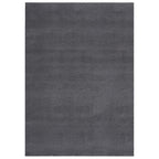 VidaXL Vloerkleed wasbaar korte pool anti-slip 160x230 cm antraciet