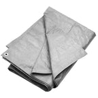 Vidaxl dekzeil 180 g m² 2x3 m hdpe grijs