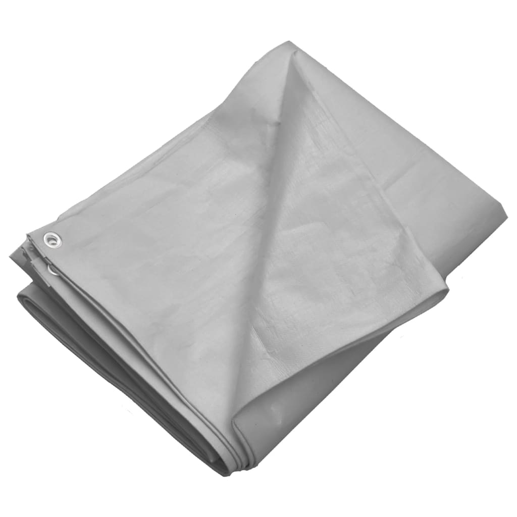 Vidaxl dekzeil 260 g m² 2x3 m hdpe grijs
