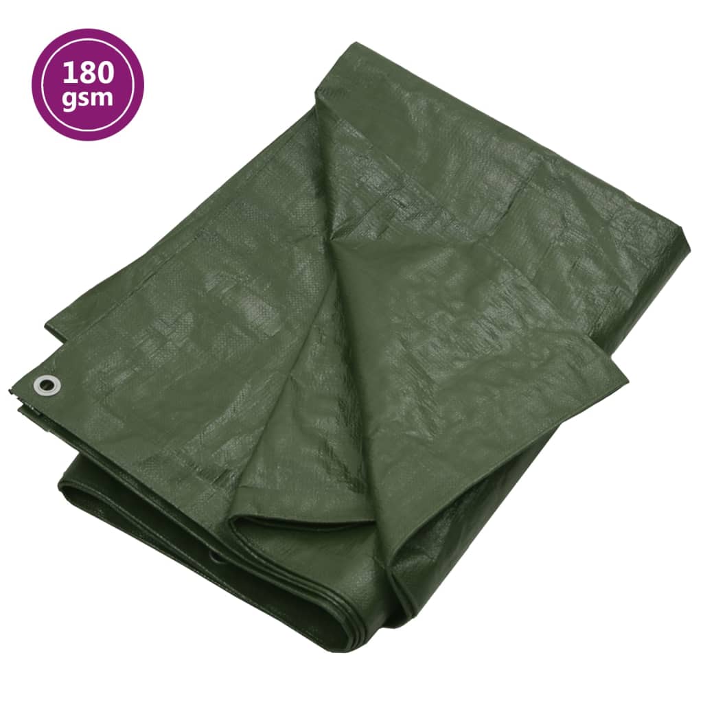 Vidaxl dekzeil 180 g m² 2x3 m hdpe groen