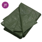 Vidaxl dekzeil 180 g m² 3x6 m hdpe groen