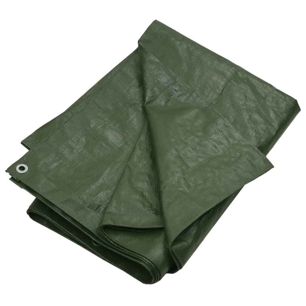 Vidaxl dekzeil 180 g m² 6x8 m hdpe groen