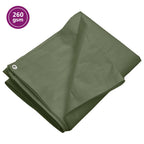 Vidaxl dekzeil 260 g m² 8x8 m hdpe groen