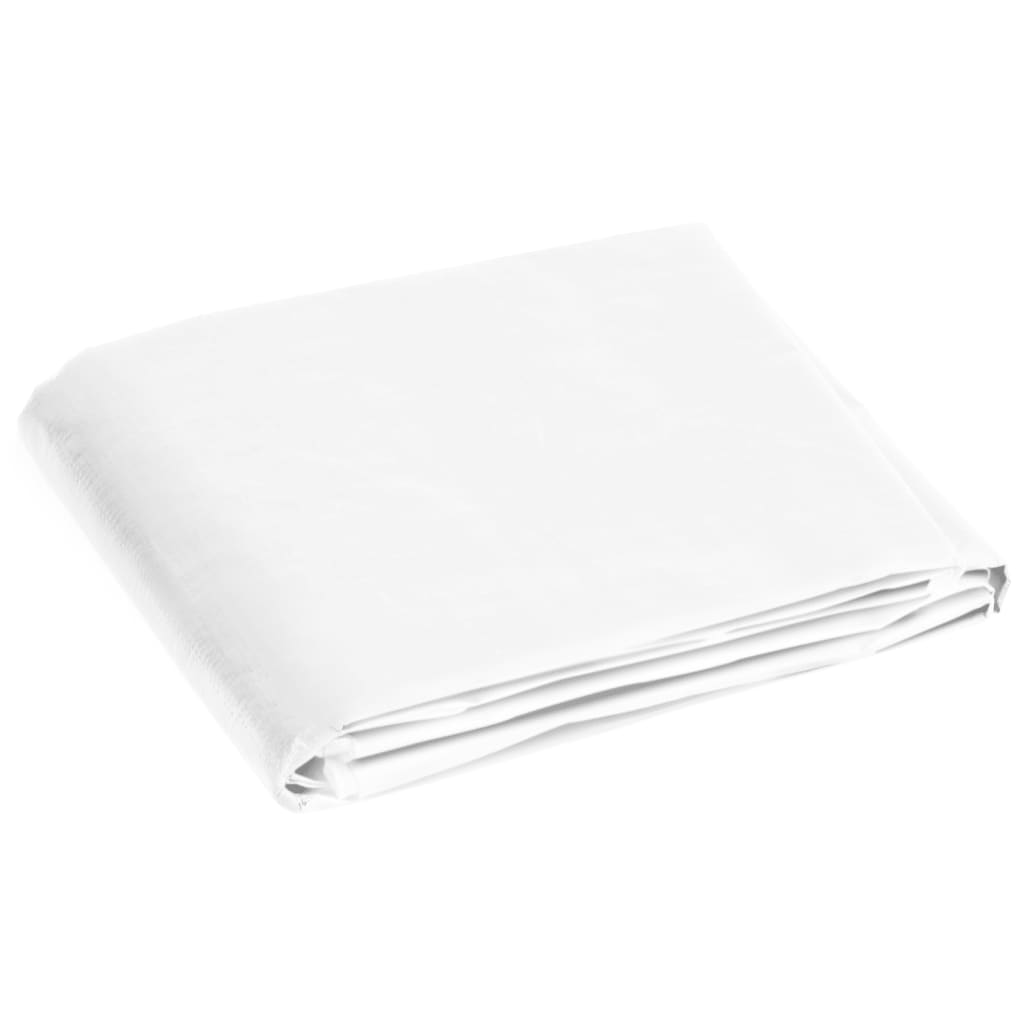 Vidaxl dekzeil 180 g m² 3x6 m hdpe wit