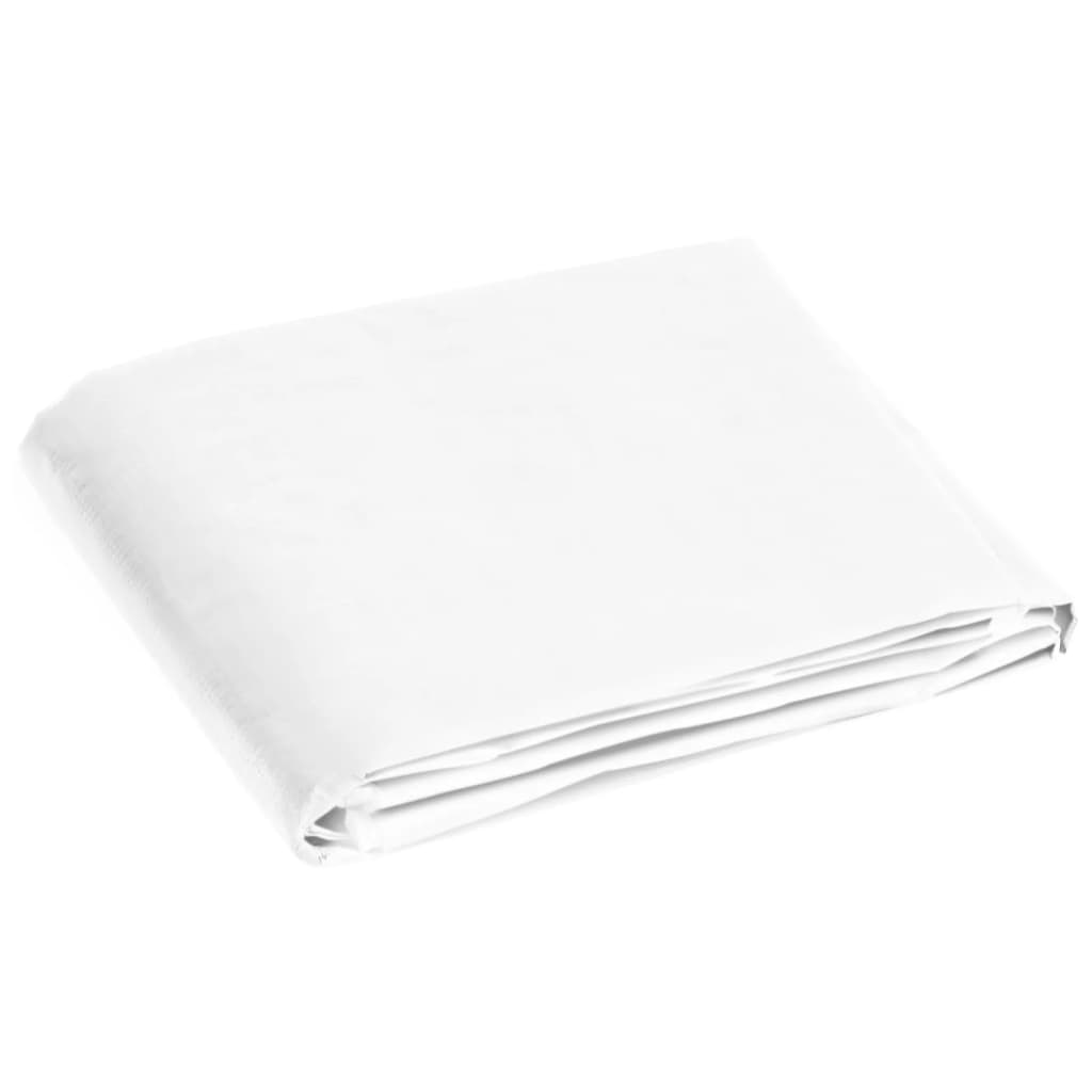 Vidaxl dekzeil 180 g m² 6x8 m hdpe wit