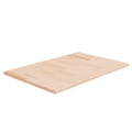 Vidaxl wastafelblad 60x40x1,5 cm onbehandeld massief