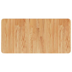 Vidaxl wastafelblad 80x40x1,5cm behandeld massief hout lichtbruin