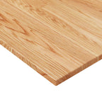 Vidaxl wastafelblad 60x40x1,5cm behandeld massief hout lichtbruin
