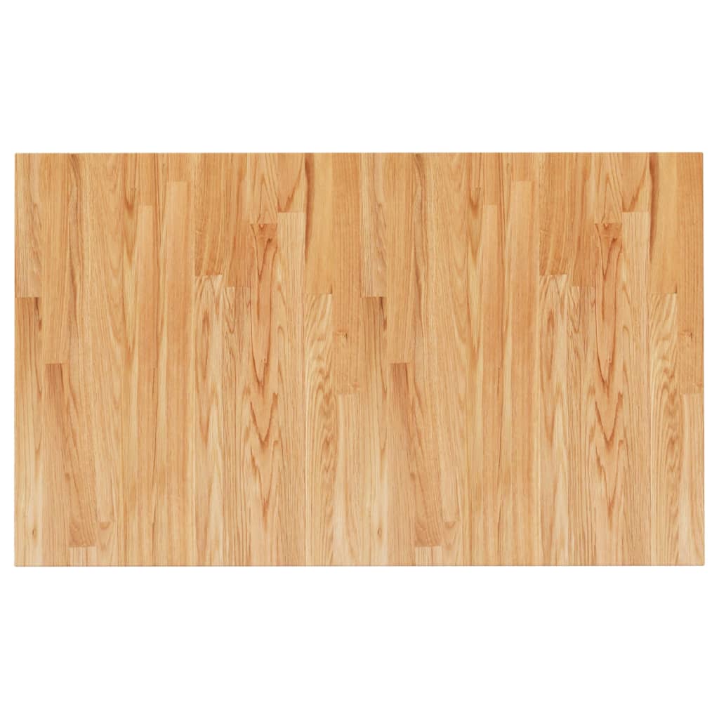 Vidaxl wastafelblad 100x60x1,5 cm behandeld massief hout lichtbruin