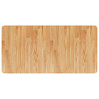 Vidaxl wastafelblad 100x50x2,5cm behandeld massief hout lichtbruin