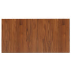 Vidaxl wastafelblad 80x40x2,5cm behandeld massief hout donkerbruin