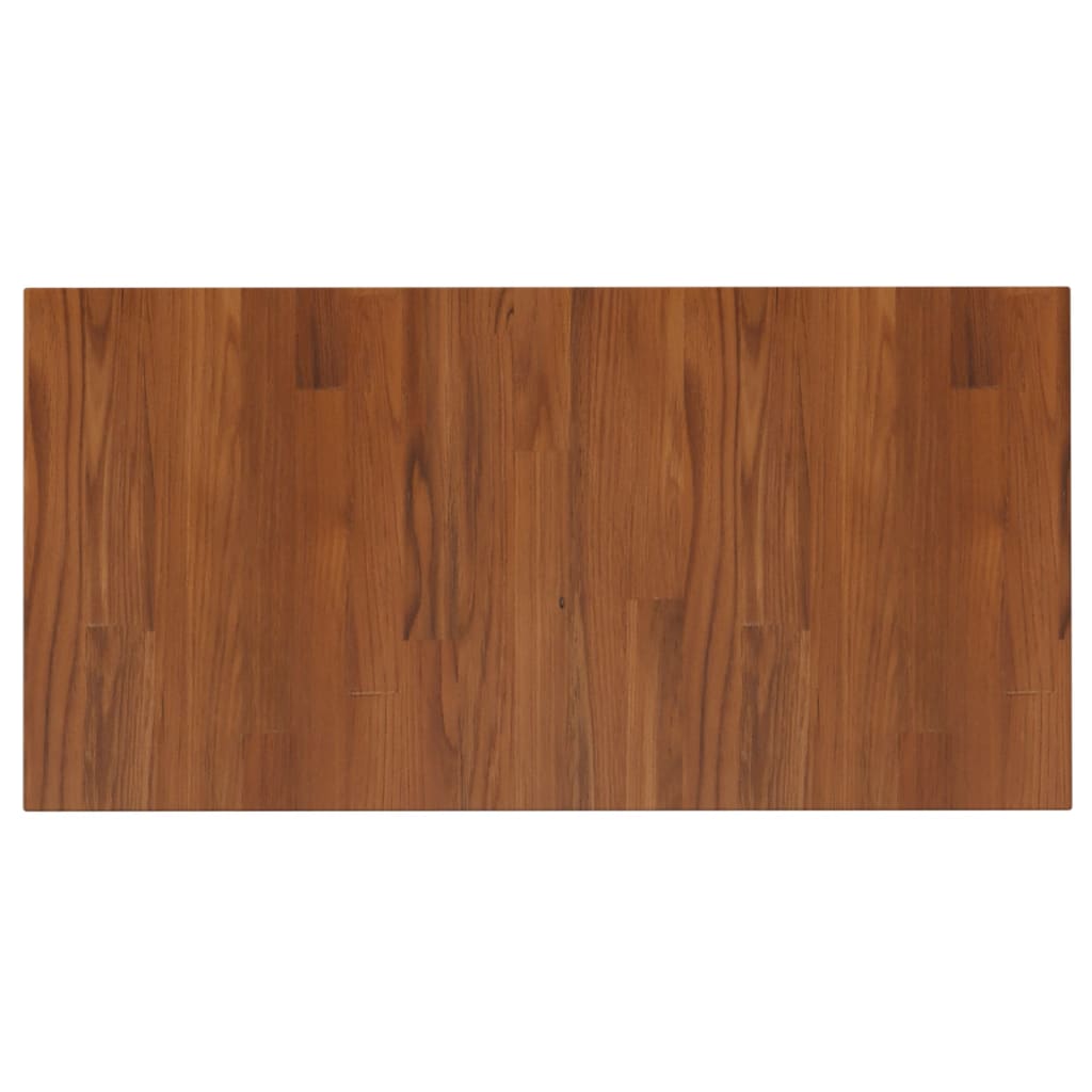 Vidaxl wastafelblad 80x40x2,5cm behandeld massief hout donkerbruin