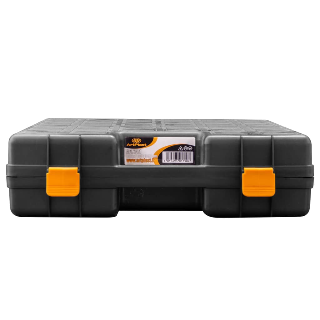 Vidaxl machinekoffers 2 st universeel met schuimrubber polypropeen