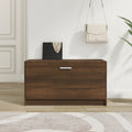 Vidaxl schoenenbank 80x24x45 cm bewerkt hout bruin eikenkleur
