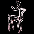 VidaXL Kerstfiguur rendier warmwit 76x42x87 cm