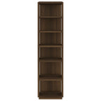 Vidaxl schoenenrek 27,5x27x102 cm bewerkt hout bruin eikenkleur
