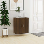 Vidaxl schoenenkast 60x35x70 cm bewerkt hout bruin eikenkleur