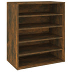 Vidaxl schoenenkast 60x35x70 cm bewerkt hout gerookt eikenkleurig