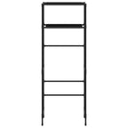 Vidaxl toiletrek 2-laags 53,5x28x143 cm ijzer zwart