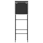 VidaXL Toiletrek 2-laags 56x30x170 cm ijzer zwart