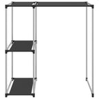 Vidaxl opbergrek voor boven wasmachine 87x55x90,5 cm ijzer zwart