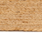 VidaXL Tapijt rond 180 cm gevlochten jute