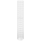 Vidaxl gabion paal rond ø30x200 cm gegalvaniseerd staal