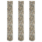 Vidaxl gabion plantenbakken 3 st rond verhoogd ø30x200 cm staal