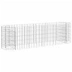 Vidaxl gabion plantenbak verhoogd 190x50x50 cm gegalvaniseerd ijzer