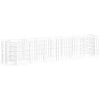 Vidaxl gabion plantenbak verhoogd 260x50x50 cm gegalvaniseerd ijzer