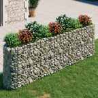 VidaXL Gabion plantenbak verhoogd 330x50x100 cm gegalvaniseerd ijzer