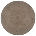 Vidaxl vloerkleed handgemaakt rond 180 cm jute grijs
