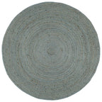 Vidaxl vloerkleed handgemaakt rond 180 cm jute olijfgroen