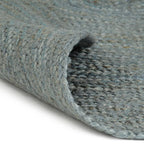Vidaxl vloerkleed handgemaakt rond 180 cm jute olijfgroen