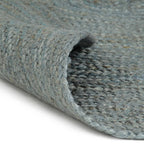 Vidaxl vloerkleed handgemaakt rond 210 cm jute olijfgroen
