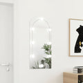 Vidaxl spiegel met led-verlichting boog 90x45 cm glas