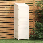Vidaxl tuinschuur 55x52x174,5 cm massief vurenhout wit