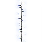Vidaxl lichtslinger compact met 400 led's blauw 13 m pvc