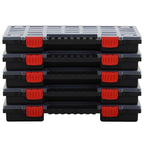 Vidaxl assortimentsdozen 5 st 40x30x5 cm polypropeen