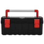 Vidaxl gereedschapskist 65x28x31,5 cm zwart en rood