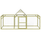 VidaXL Kippenhok 300x100x150 cm geïmpregneerd massief grenenhout