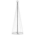 Vidaxl kegelkerstboom 310 led's 100x300 cm warmwit