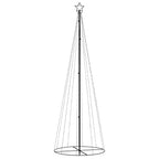 VidaXL Kegelkerstboom 310 LED's 100x300 cm blauw