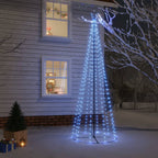 VidaXL Kegelkerstboom 310 LED's 100x300 cm blauw