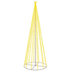 Vidaxl kegelkerstboom 732 led's warmwit 160x500 cm