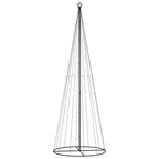 VidaXL Kegelkerstboom 732 LED's koudwit 160x500 cm